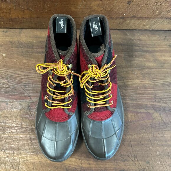Polo Ralph Lauren Men\'s Claus Buffalo Check Lace-Up Boot 10 main image 3
